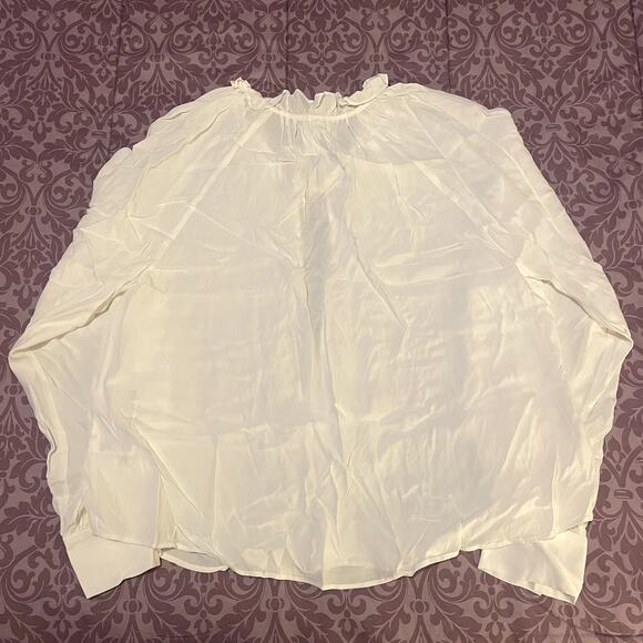 H&M Ruffled Trimmed Drawstring Blouse - Picture 2 of 11